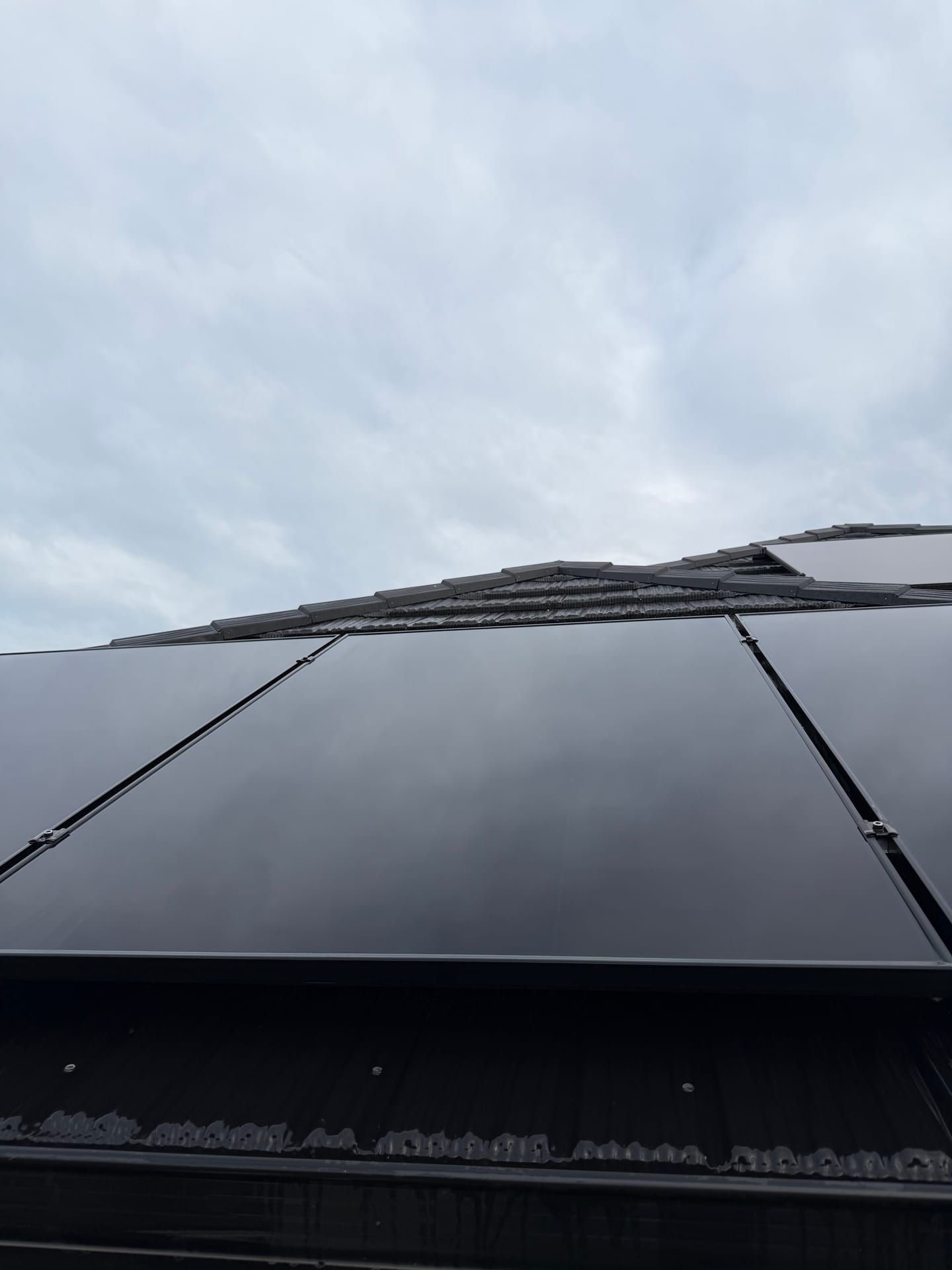 Solar panel clean — after cleaning